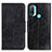 Funda de Cuero Cartera con Soporte Carcasa M02L para Motorola Moto E20 Negro