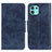 Funda de Cuero Cartera con Soporte Carcasa M02L para Motorola Moto Edge 20 Lite 5G Azul