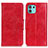 Funda de Cuero Cartera con Soporte Carcasa M02L para Motorola Moto Edge 20 Lite 5G Rojo