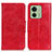 Funda de Cuero Cartera con Soporte Carcasa M02L para Motorola Moto Edge (2023) 5G Rojo