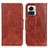 Funda de Cuero Cartera con Soporte Carcasa M02L para Motorola Moto Edge 30 Ultra 5G Marron