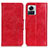 Funda de Cuero Cartera con Soporte Carcasa M02L para Motorola Moto Edge 30 Ultra 5G Rojo