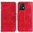 Funda de Cuero Cartera con Soporte Carcasa M02L para Motorola Moto Edge 40 Pro 5G Rojo