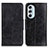 Funda de Cuero Cartera con Soporte Carcasa M02L para Motorola Moto Edge Plus (2022) 5G Negro