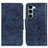 Funda de Cuero Cartera con Soporte Carcasa M02L para Motorola Moto Edge S30 5G Azul