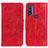 Funda de Cuero Cartera con Soporte Carcasa M02L para Motorola Moto G Pure Rojo