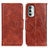 Funda de Cuero Cartera con Soporte Carcasa M02L para Motorola Moto G Stylus (2022) 5G Marron