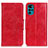 Funda de Cuero Cartera con Soporte Carcasa M02L para Motorola Moto G22 Rojo