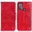 Funda de Cuero Cartera con Soporte Carcasa M02L para Motorola Moto G50 Rojo