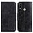 Funda de Cuero Cartera con Soporte Carcasa M02L para Nokia C21 Plus Negro