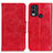 Funda de Cuero Cartera con Soporte Carcasa M02L para Nokia C22 Rojo