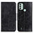 Funda de Cuero Cartera con Soporte Carcasa M02L para Nokia C31 Negro