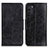 Funda de Cuero Cartera con Soporte Carcasa M02L para Nokia G100 Negro