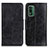 Funda de Cuero Cartera con Soporte Carcasa M02L para Nokia XR21 Negro