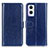 Funda de Cuero Cartera con Soporte Carcasa M02L para OnePlus Nord N20 5G Azul