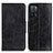 Funda de Cuero Cartera con Soporte Carcasa M02L para Oppo A53s 5G Negro