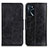 Funda de Cuero Cartera con Soporte Carcasa M02L para Oppo A54s Negro