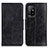 Funda de Cuero Cartera con Soporte Carcasa M02L para Oppo A94 5G Negro