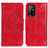 Funda de Cuero Cartera con Soporte Carcasa M02L para Oppo A94 5G Rojo