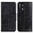 Funda de Cuero Cartera con Soporte Carcasa M02L para Oppo F19s Negro