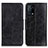 Funda de Cuero Cartera con Soporte Carcasa M02L para Oppo K9 5G Negro