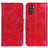 Funda de Cuero Cartera con Soporte Carcasa M02L para Oppo K9 Pro 5G Rojo