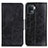 Funda de Cuero Cartera con Soporte Carcasa M02L para Oppo Reno5 Lite Negro