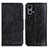 Funda de Cuero Cartera con Soporte Carcasa M02L para Oppo Reno8 4G Negro