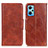 Funda de Cuero Cartera con Soporte Carcasa M02L para Realme GT Neo 3T 5G Marron