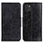 Funda de Cuero Cartera con Soporte Carcasa M02L para Samsung Galaxy A03 Negro