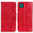 Funda de Cuero Cartera con Soporte Carcasa M02L para Samsung Galaxy F42 5G Rojo