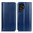 Funda de Cuero Cartera con Soporte Carcasa M02L para Samsung Galaxy S23 Ultra 5G Azul