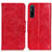 Funda de Cuero Cartera con Soporte Carcasa M02L para Sony Xperia 1 V Rojo