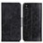 Funda de Cuero Cartera con Soporte Carcasa M02L para Sony Xperia 10 III SO-52B Negro