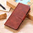 Funda de Cuero Cartera con Soporte Carcasa M02L para Sony Xperia Ace II Marron