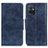 Funda de Cuero Cartera con Soporte Carcasa M02L para Vivo T1 5G India Azul