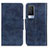 Funda de Cuero Cartera con Soporte Carcasa M02L para Vivo V21e 5G Azul