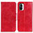 Funda de Cuero Cartera con Soporte Carcasa M02L para Xiaomi Mi 11X 5G Rojo