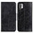 Funda de Cuero Cartera con Soporte Carcasa M02L para Xiaomi Redmi Note 10 5G Negro