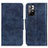 Funda de Cuero Cartera con Soporte Carcasa M02L para Xiaomi Redmi Note 11 5G Azul