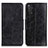 Funda de Cuero Cartera con Soporte Carcasa M02L para Xiaomi Redmi Note 11S 4G Negro