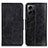 Funda de Cuero Cartera con Soporte Carcasa M02L para Xiaomi Redmi Note 12 4G Negro