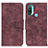 Funda de Cuero Cartera con Soporte Carcasa M03L para Motorola Moto E20 Morado