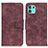 Funda de Cuero Cartera con Soporte Carcasa M03L para Motorola Moto Edge 20 Lite 5G Morado