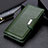 Funda de Cuero Cartera con Soporte Carcasa M03L para Motorola Moto G Stylus (2021) Verde