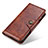 Funda de Cuero Cartera con Soporte Carcasa M03L para Samsung Galaxy S21 Ultra 5G Marron Claro