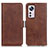 Funda de Cuero Cartera con Soporte Carcasa M03L para Xiaomi Mi 12 5G Marron