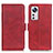 Funda de Cuero Cartera con Soporte Carcasa M03L para Xiaomi Mi 12S 5G Rojo