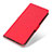 Funda de Cuero Cartera con Soporte Carcasa M04L para Motorola Moto Edge S30 5G Rojo