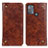 Funda de Cuero Cartera con Soporte Carcasa M04L para Motorola Moto G50 Marron